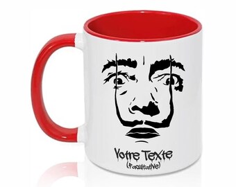Surrealist Art Mug – Customizable Mug with Text – 5 Colors – AAA Quality – Original Vadess Gift