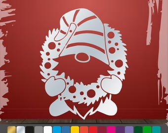 Elf Christmas Stickers For windows and walls, Adhesive vinyl Christmas window sticker, Interior and exterior decoration Elf