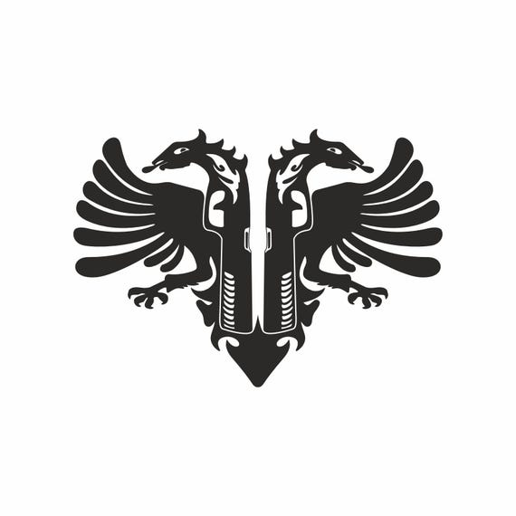 Adesivi Per Auto XXL Fino 120cm Albanese Aquila Adesivo Albania - Foto 10