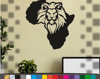 Adesivo mappa Africa, adesivi mappa Africa, adesivo per auto, adesivo da parete, adesivo da parete