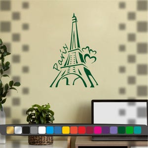 Paris Autocollant , camping car autocollant, Stickers voiture, stickers voyage, camping car, autocollant drôle, stickers, Paris