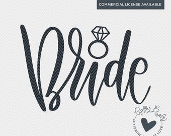 Bride SVG | Bride Ring SVG | Engagement SVG | Bridal Party svg | Holly Pixels | Wedding Party svg | Wedding svg | Bachelorette Party
