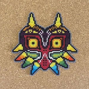 The Legend of Zelda MM - Majora&#39;s Mask Cross-stitch Pin