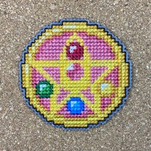 Sailor Moon - Crystal Star Cross-stitch Pin