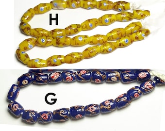 Colorful Lampwork Beads From Indonesia Full Strands Choose Color, Shape & Style