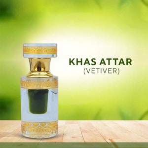 12ml Purest RUH-KHUS (Aligarh) Distilled in Kannauj (Batch 2009) | Fancy Packaging