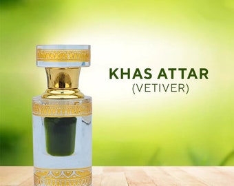 12ml Purest RUH-KHUS (Aligarh) Distilled in Kannauj (Batch 2009) | Fancy Packaging
