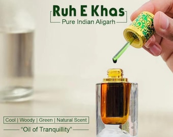 12ml Pure Indian Vetiver Ruh-Khus (ALI-GARH) From Kannauj (Batch 2009) | Fancy Packaging