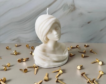 Female body candles, handmade candles