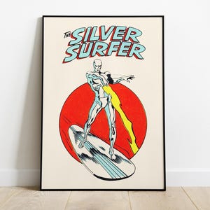 Silver Surfer Poster - Etsy