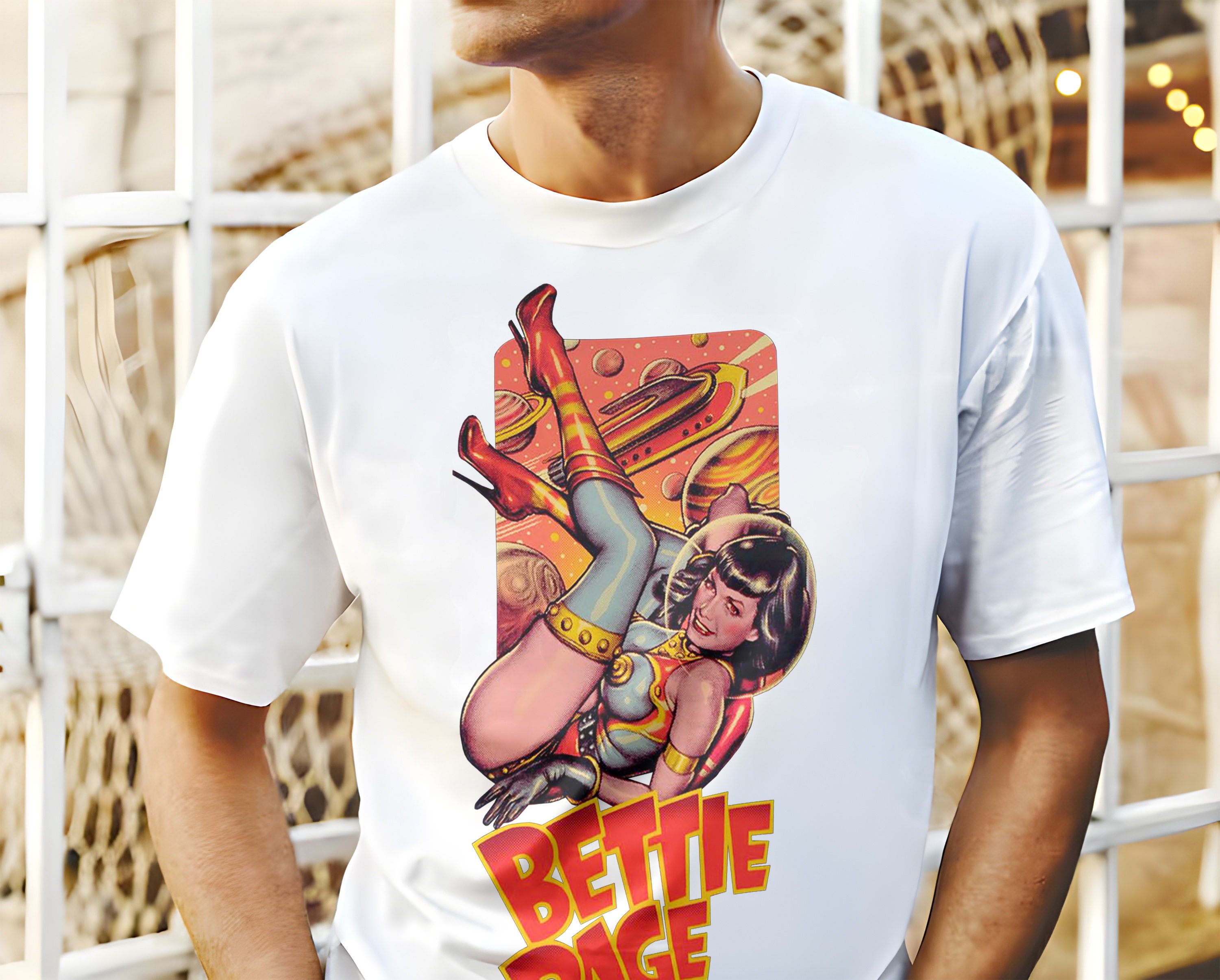 Bettie Page T Shirt - Etsy