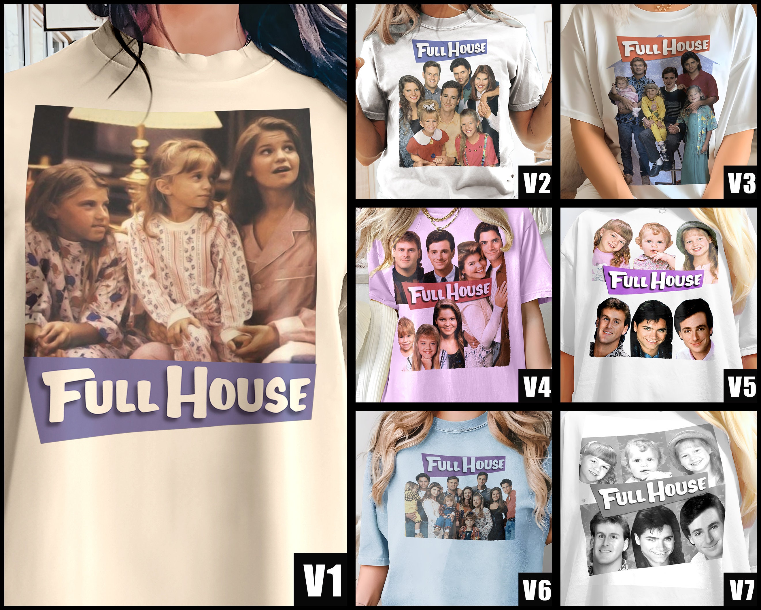 Full house t shirt - Etsy 日本
