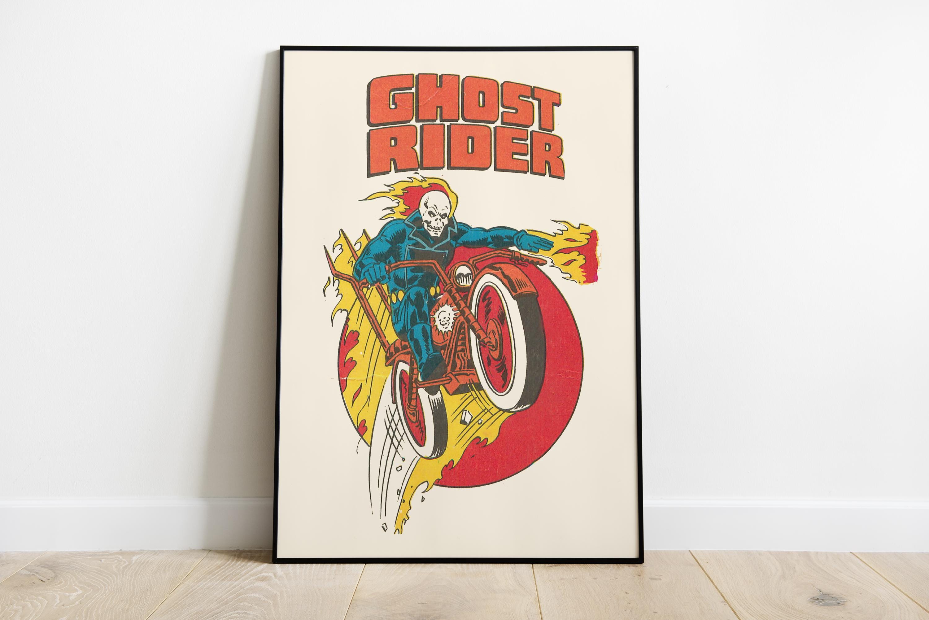 Knight Rider X Men Ghost Rider - Retro X-men Poster – Comic Superhero Wall Art Print ...