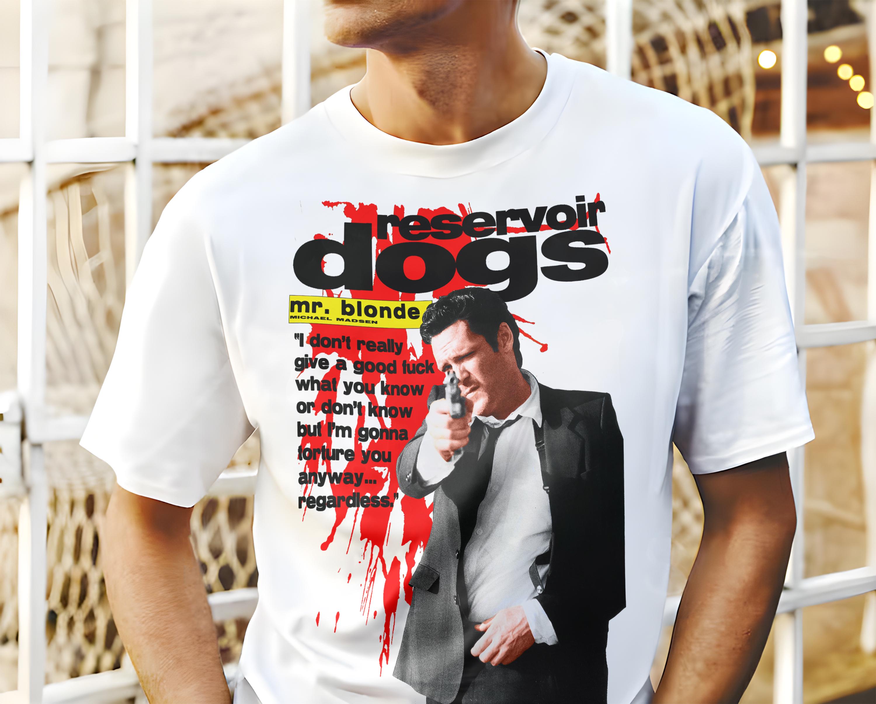 Reservoir Dogs V6 T Shirt Movie Poster Print Natural Color Shirt