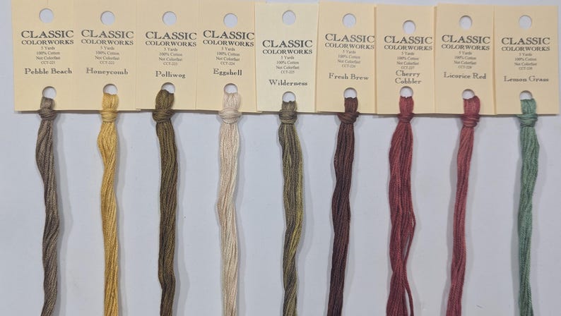 Classic Colorworks 211-279 Hand Dyed Cotton Thread, CCW Floss - Etsy