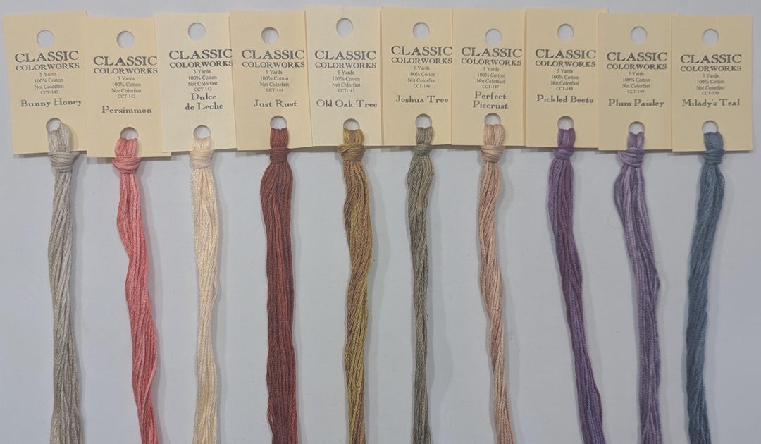 Classic Colorworks 141-210 Hand Dyed Cotton Thread, CCW Floss 141-210 ...
