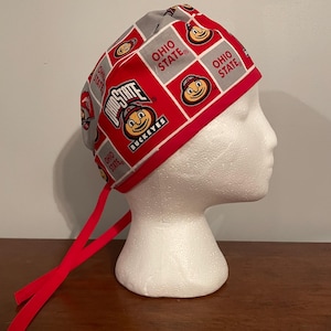 Scrub Cap - The Ohio State University OSU/College Football/Football/Buckeyes/Nurse/Doctor/CRNA