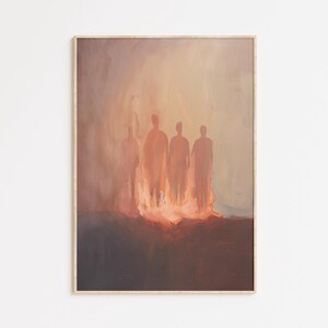 Another in the Fire Print: Abstract Christian Home Decor (Digital Download)