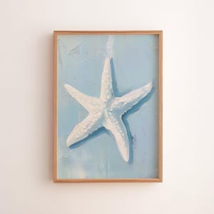 Coastal Starfish Print: Beach House Decor, Nautical Wall Art (Digital Download)