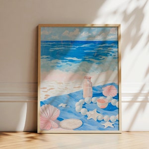 Beach Pearls Coastal Print: Christian Wall Art (Digital Download)