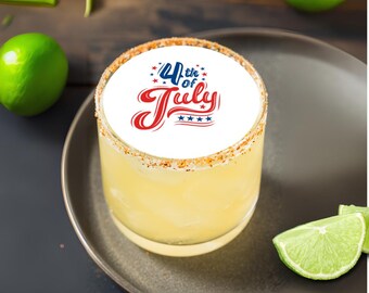 4th of July Cocktail Toppers - Beer Topper - Celebration - Drink - Party - USA - America - Independence Day ~ Red white and blue - flag