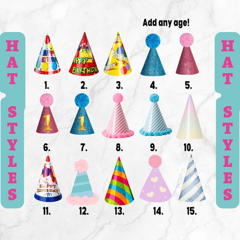 Face Cupcake Toppers - Photo - Cake - Birthday - First - 1st - 2nd - 3rd - 4th - 5th - Party - Decorations - Topper zdjęcie 2