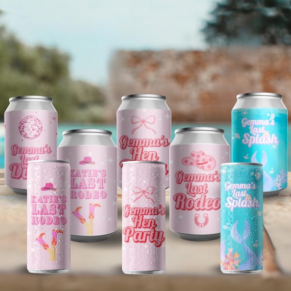 Hen Party Can Stickers - Etsy UK