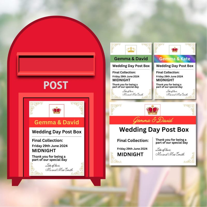 Post Box Sign - Etsy UK