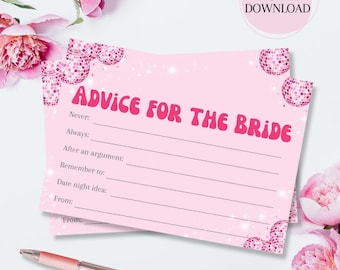 Tipps für die Brautkarten - Hen Party - Hen Do - Braut - Bachelorette - Cowgirl - Schleifen - Disco - Neon - Pink - Eisbrecher