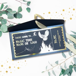 Magic Studio Tour - ticket - kids - birthday - Wizarding - Christmas - Making - London - foil - golden ticket - Wizard - Black Card