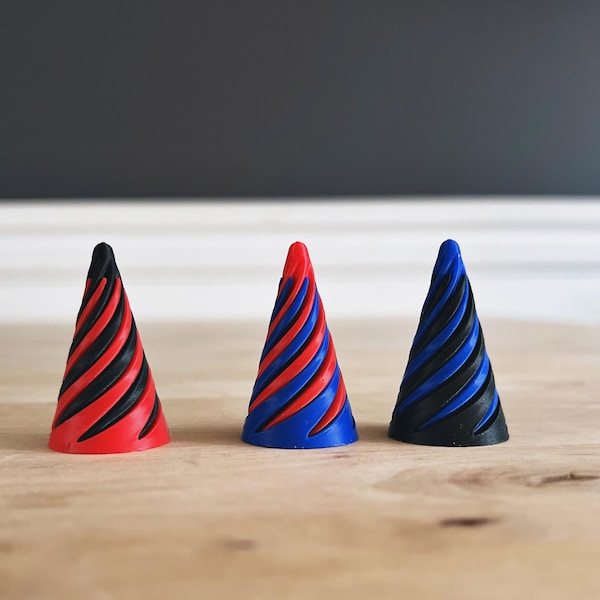 Mini Impossible Passthrough Fidget | Easter Basket Filler | Unique Birthday Gift Idea | Small Quiet Busy Toy | 3D printed Egg prize Set of 3