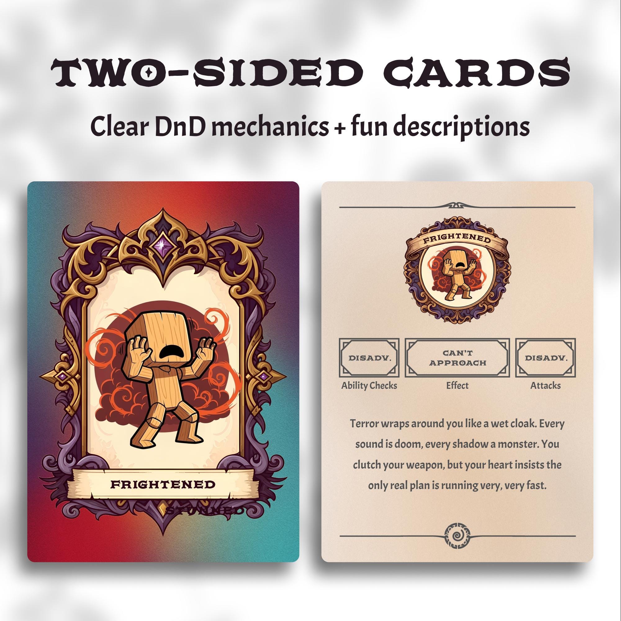 5e Dnd Condition Tokens & Cards – Printable and Digital Reference - Etsy