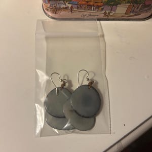 Blue Dangle Earrings