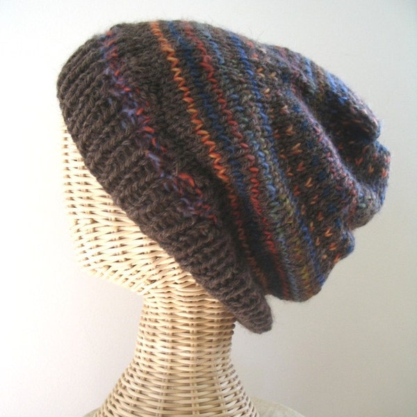 WOODLAND.  Hand Knit Slouch Tam