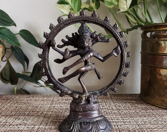 Brass Nataraja Sculpture, Shiva Figurine