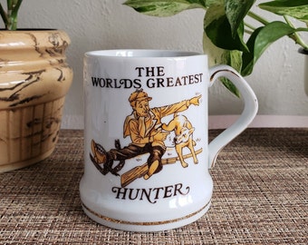 Vintage Shafford The World's Greatest Hunter Mug