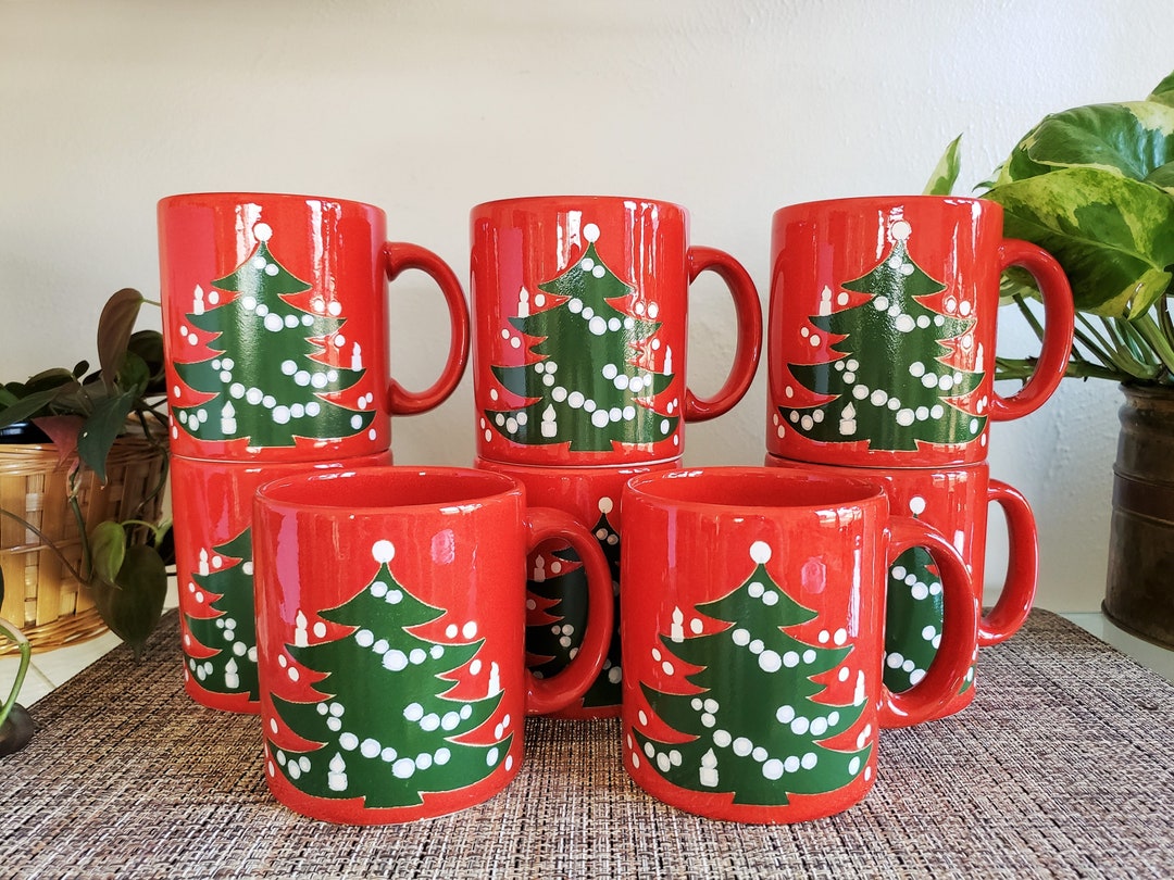 Vintage Waechtersbach Christmas Tree Mugs, Sold Separately, West