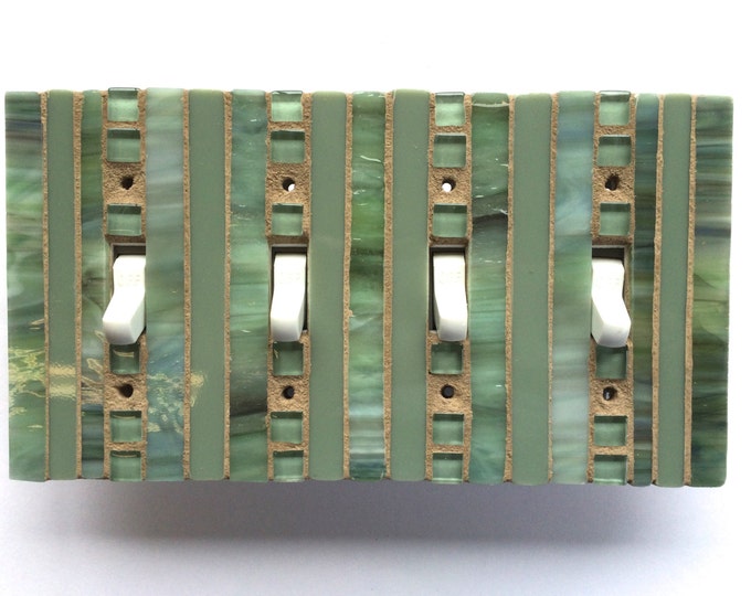 Custom Stained Glass Switch Plates Made to Order Light Switch Etsy