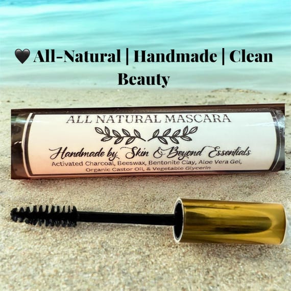 Natural Mascara for Sensitive Eyes | 6 Ingredients | Handmade Clean Beauty | Non-Toxic Minimalist Makeup