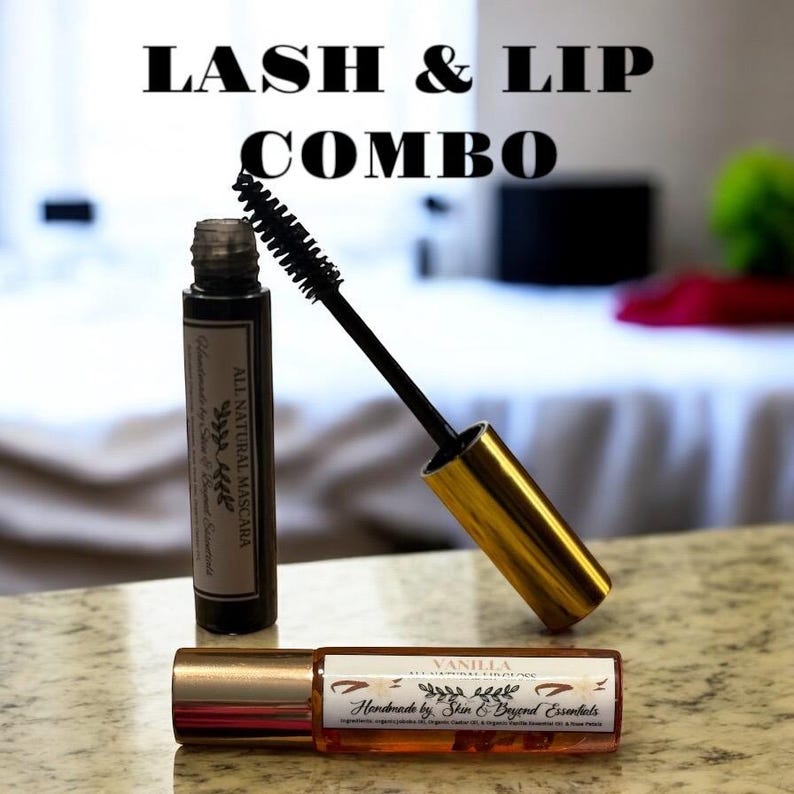 Natural Mascara for Sensitive Eyes | 6 Ingredients | Handmade Clean Beauty | Non-Toxic Minimalist Makeup image 9