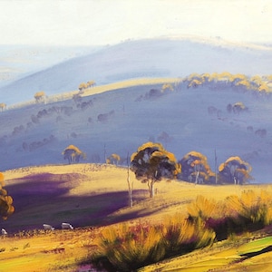 Printable paintings wall art prints from my Original Oil Painting Australian Landscape