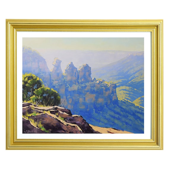 三姉妹の絵画 ブルーマウンテンの絵画 オーストラリアの絵画 グラハム
