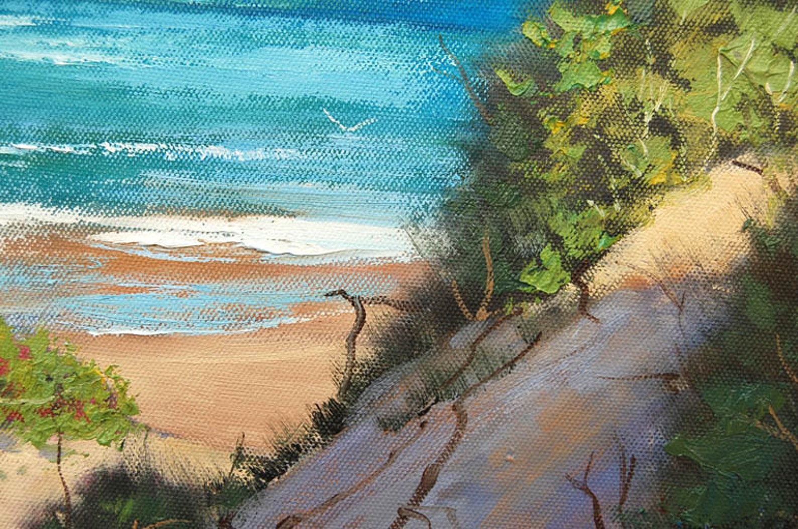BEACH OIL PAINTING Traditional Seascape Sand Dunes by Graham Etsy