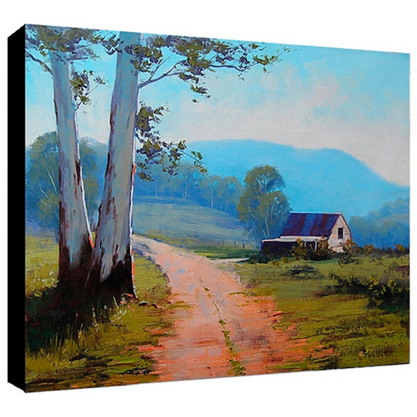 LARGE LANDSCAPE PAINTING Listed Artist Original Oil Painting Etsy