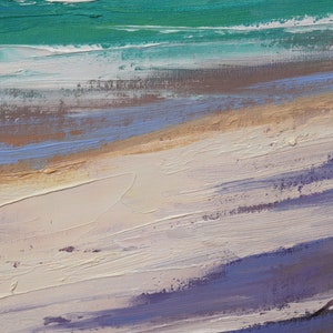beach dunes, BEACH Painting, coastline on canvas, Original oil painting, beach decor, dunes painting, coastal scene, seascape, australia image 2