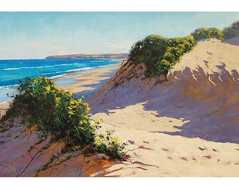 Beach Dune PAINTING  Impressionist Seascape by Graham Gercken