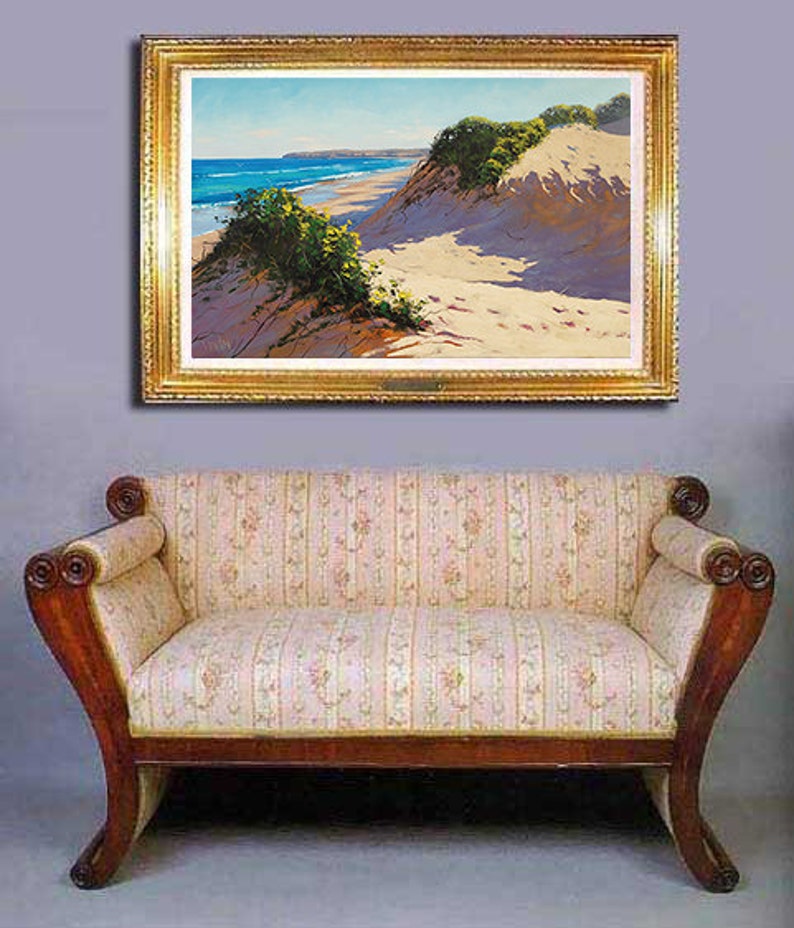 Beach Dune PAINTING Impressionist Seascape by Graham Gercken image 2