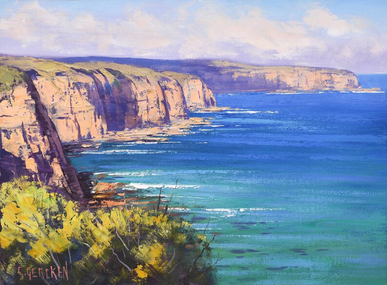 Cape Schanck Mornington Peninsula Australia Original Seascape Oil
