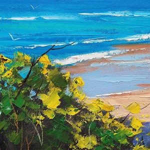 Beach Dune PAINTING Impressionist Seascape by Graham Gercken image 5