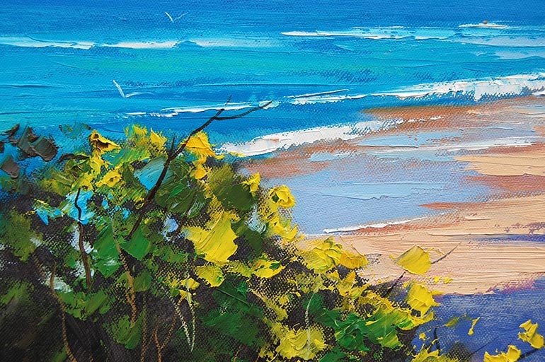 ビーチ デューン 絵画 印象派の海景 グラハム ガーケン - Etsy 日本